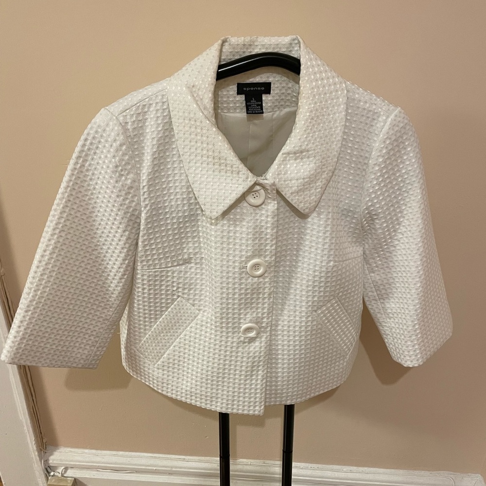 White button jacket size L